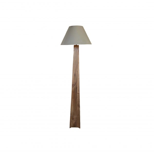 Pied de Lampe en Bois de Noyer Grand - Jade Concept